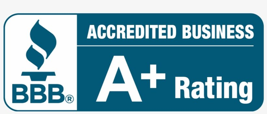 Better Business Bureau Accredited Business with an A+ Rating
